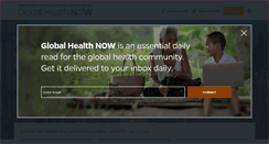 Desktop Screenshot of globalhealthnow.org